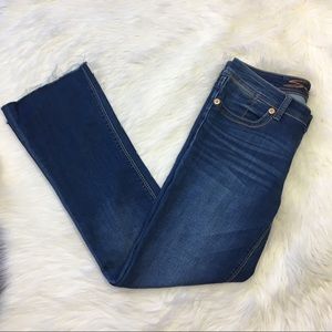 7 for all mankind rocker slim jeans size 30